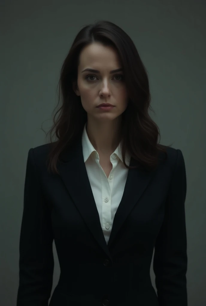 Play a serious woman in a suit who suffers from service fatigue 