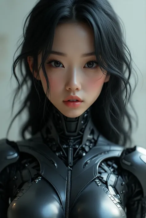 Ultra-super realistic, asian sexy girl, wearing transformers robort concept armor, 