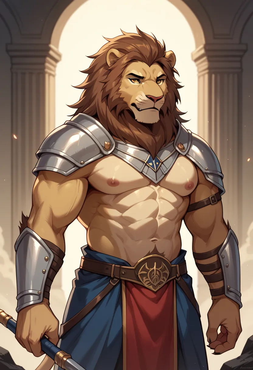 king warrior lion