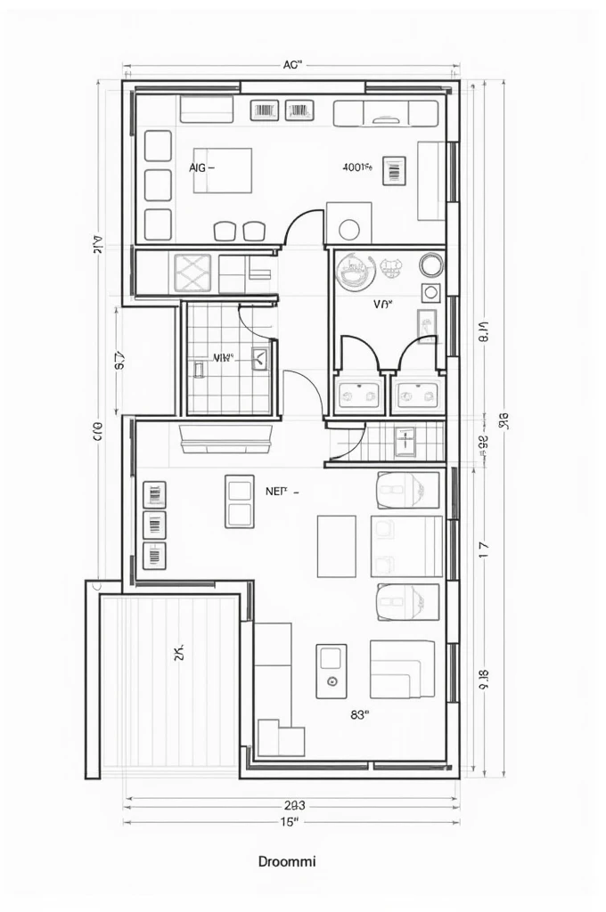 Can you draw a floor plan and save it in DXF 