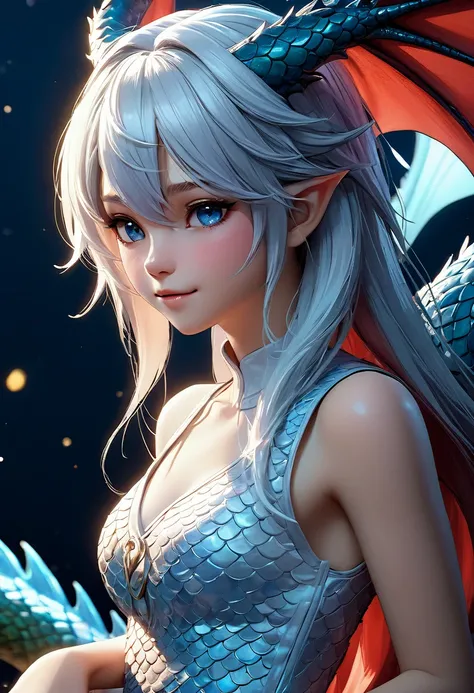 Femboy dragon, feminine, solo character, 8k quality, ultra realistic, 3d render, digital art, beautiful and detailed portrait of a (((feminine))) anthro dragon, kenket, Ross Tran,ruan jia, uploaded to e621, zaush, foxovh, cinematic lighting,(((shy, seducti...