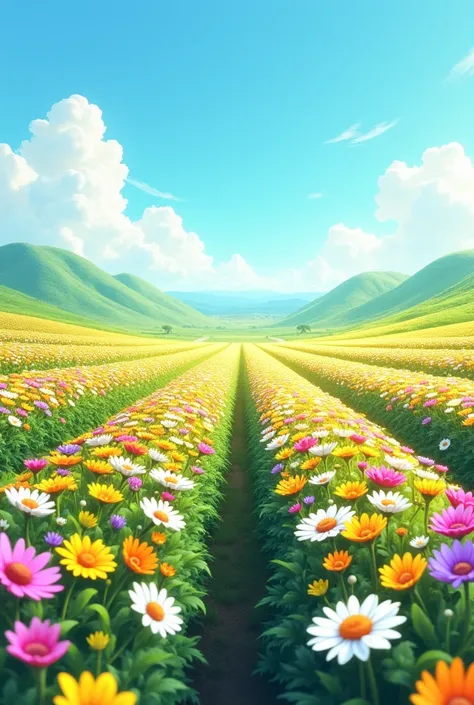  flower field 
