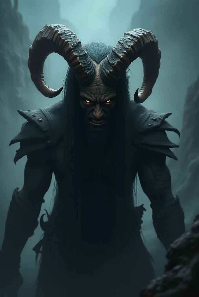 League of Legends Yone is a demon concept with a goat horn