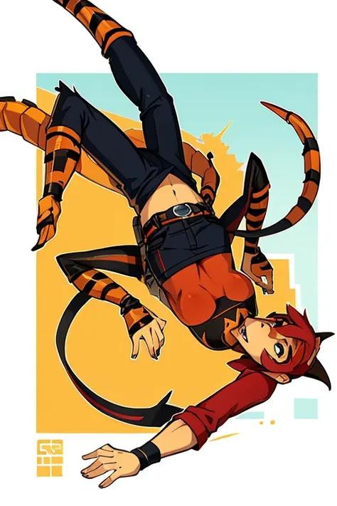 Female furry scorpion ben 10 style