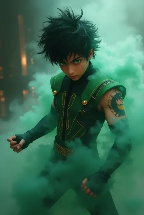 Play Izuku Midoriya in the Smoke costume from Mortal Kombat 