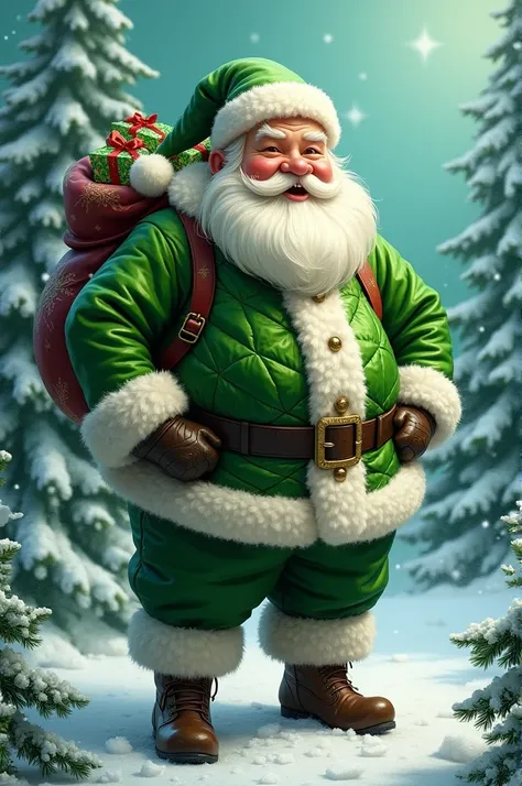 Green Santa Claus