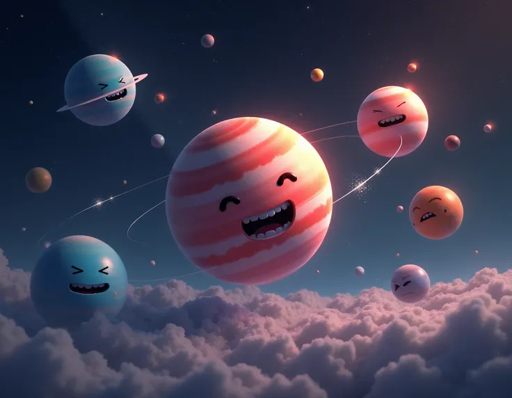 Planets of emotions 