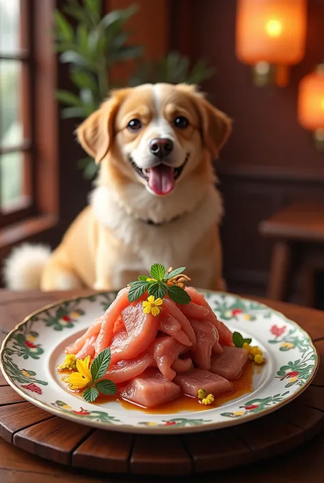 Delicious dog meat dessert
