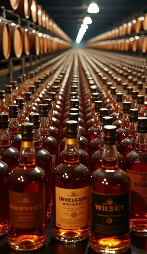 11000 gallons of whiskey, bottled up