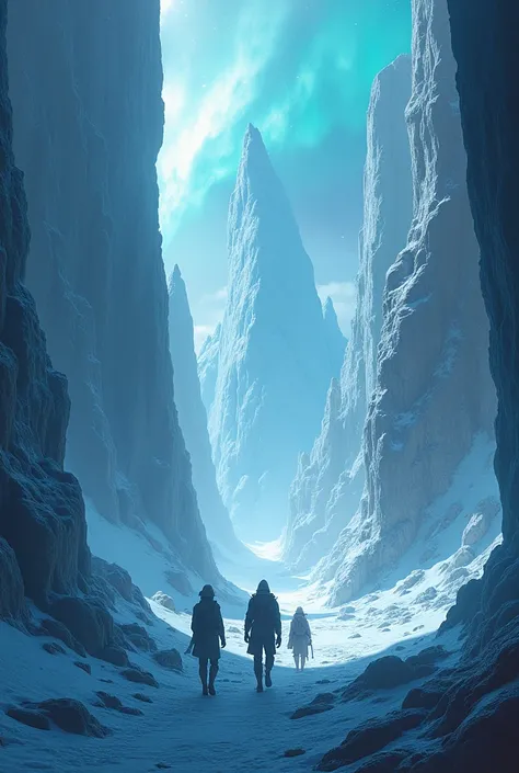 Beyond the ice wall 