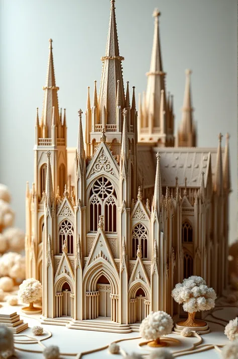 Generate a laser-cut mold of Fiori Cathedral