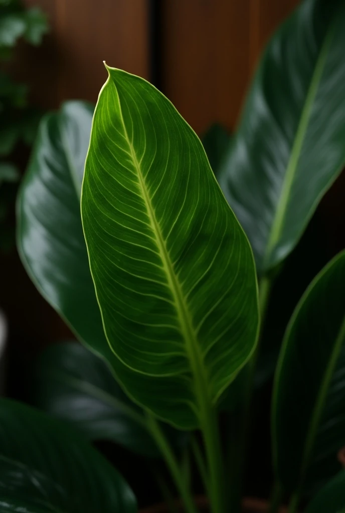 Picture of mother-in-laws tongue plant 