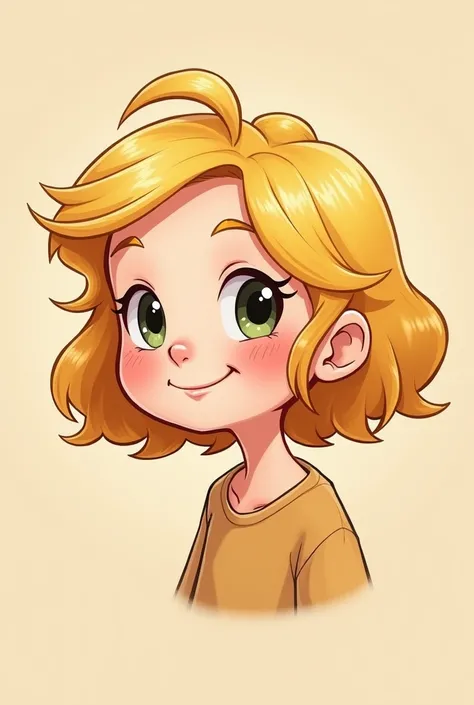 Kawaii cartoon blonde profile picture