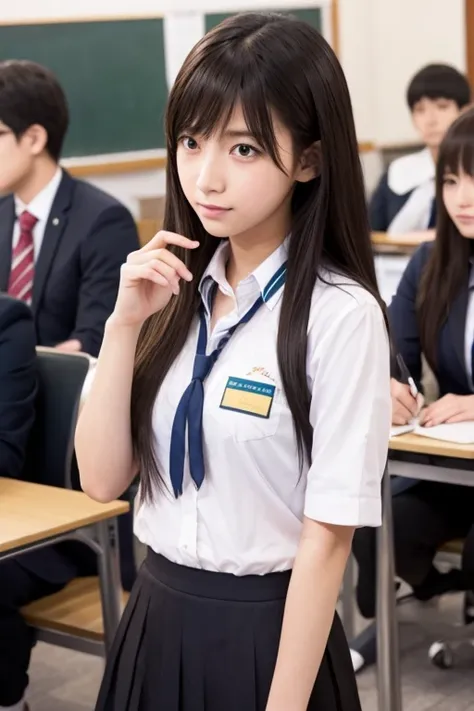 Serious Female Student Council President