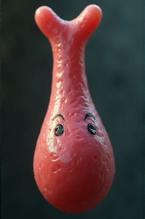 A penis with a face 