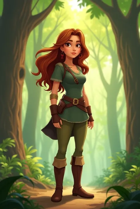 Do Mariam  ( from the Robin Hood story) Cartoon style a little less cartoonized