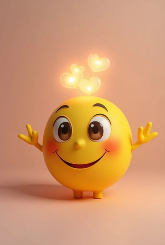  Imagine a smiley face emoji with big eyes and a playful glow. The expression is flirty , with eyebrows raised subtly, and the face is slightly blushed .  The little finger is placed close to the lips ,  as if you were fiddling or making a mischievous gest...