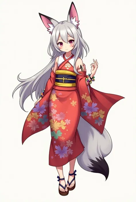  Here is the full description of Aiko ,  the Kitsune girl :

Name:  Aiko
Age :  ( apparently ,  she is already a century old )
Height: 1, 60m
Personality : Aiko is  divertida e moleca,  with a touch of mischievous charm .  She has a cheerful energy and is ...