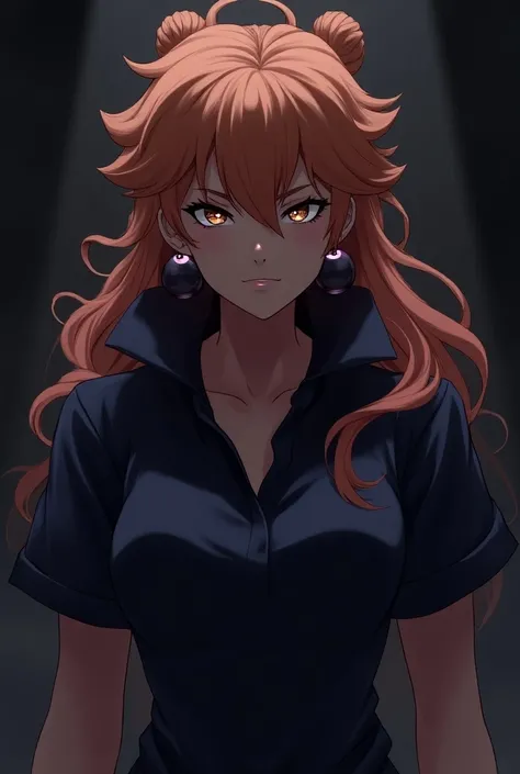 Anime, Shadow Queen Peach wearing a Massive Popped Collar Polo