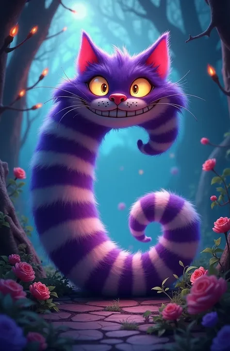 Cheshire Cat Shaped as letter C