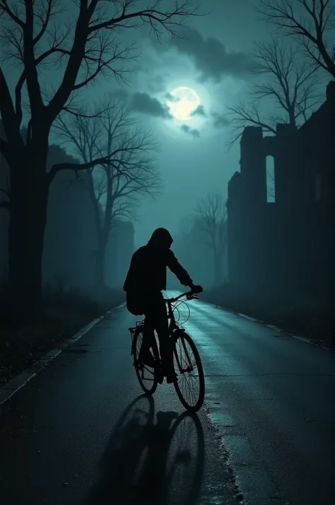 Horror night on bike