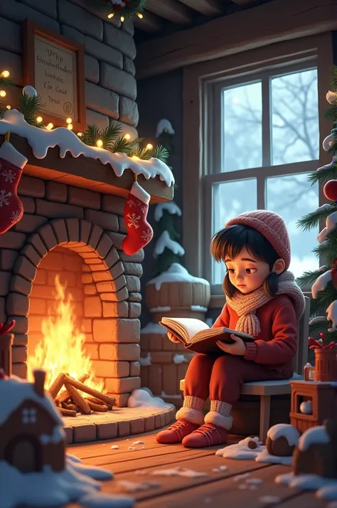 Reading and writing for ren at Christmas