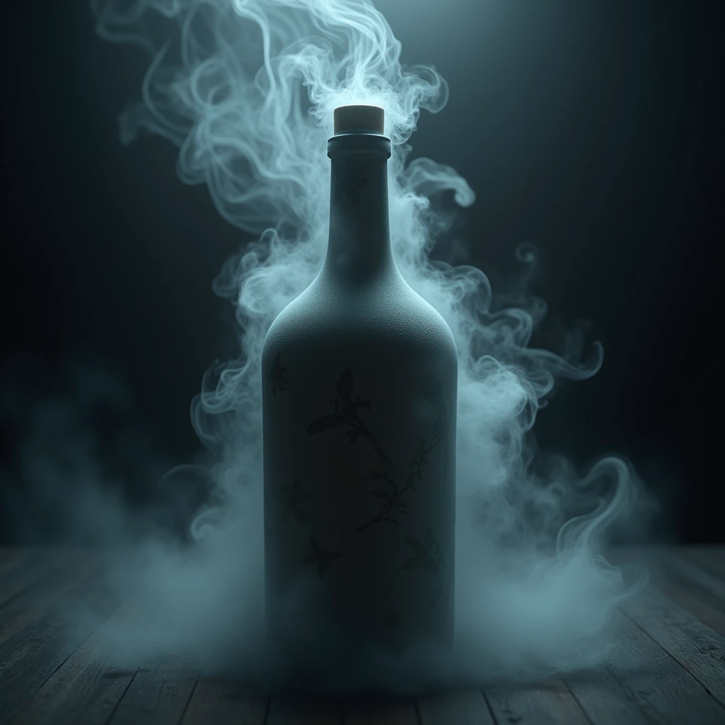 The Bottle with Smoke or Shadows