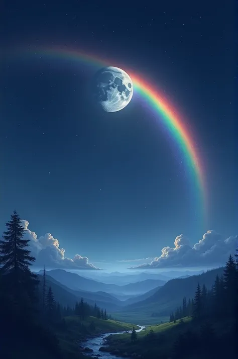 Moon rainbow 