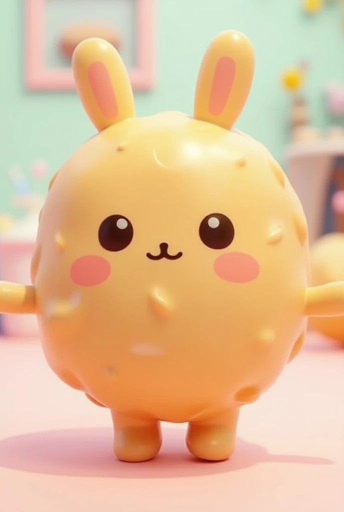  You can create an animated glazed donut with a little smile, arms and legs ?
That this dress of the animated puppy named Pompompurin 