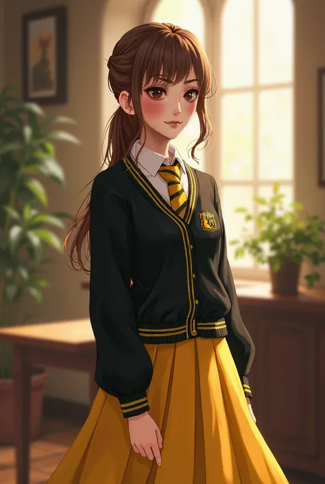 In Hufflepuffs womens uniform 