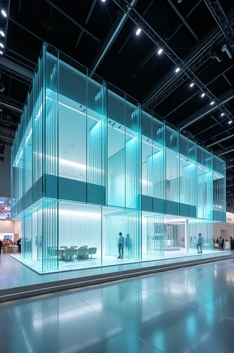 Create 3d design of :very very big exhibition stand . Features automobile glass, Artchitectural glass , several  All glass meeting room , big curved mirror rooms , Very large Tv wall , Satina glass partition, big open  area . For company SIG ( Sahand indus...