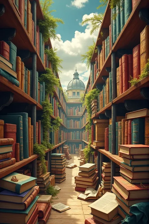  image that represents Humanistic, high school subject , Let no people or students .  be seen only the representation of matter, with colors, books, history, etc