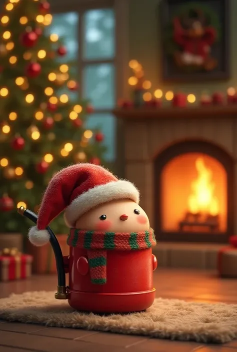 Christmas scene
Fire extinguisher 
Fofo