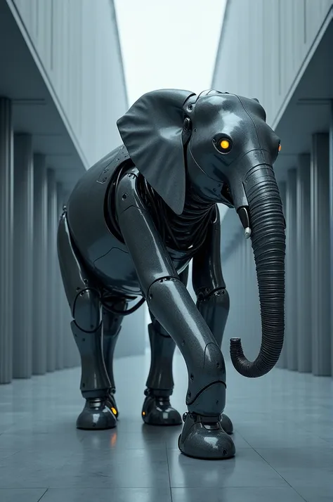 What would an elephant created by Tesla look like