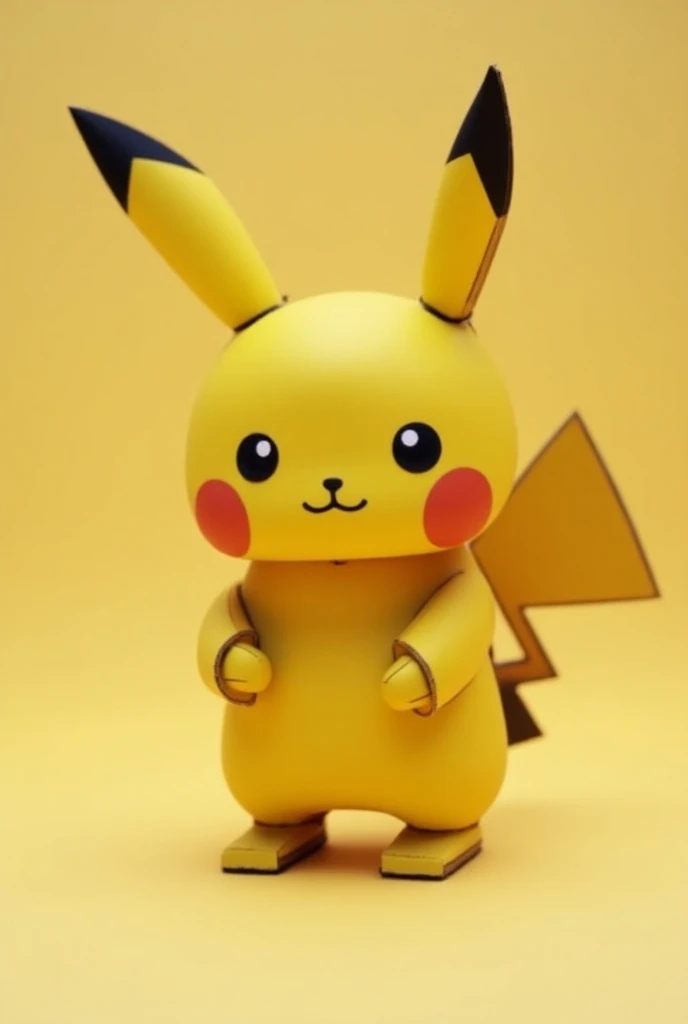 Simple pikachu robot made with cardboard 