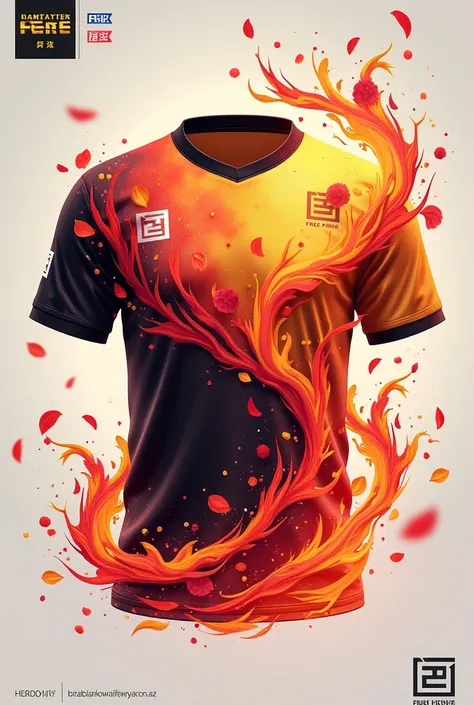 Freee fire camisa de s2 canes sakura