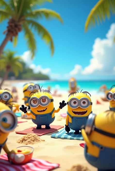 Despicable Me 3 Beach girls