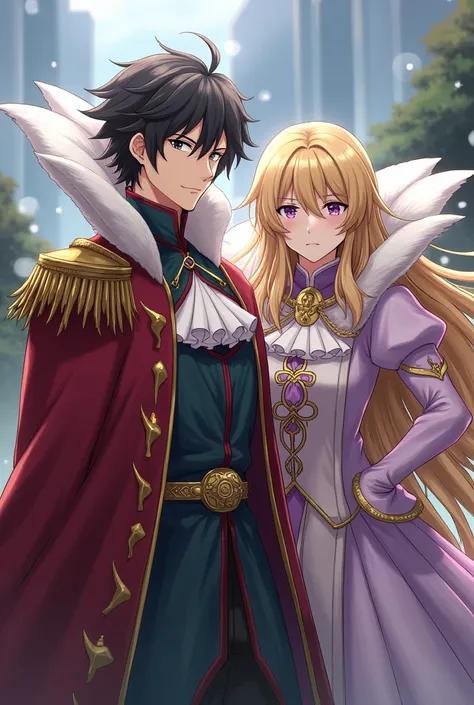 Anime, Fire Emblem Prince and Princess both wearing a Massive Popped Collar