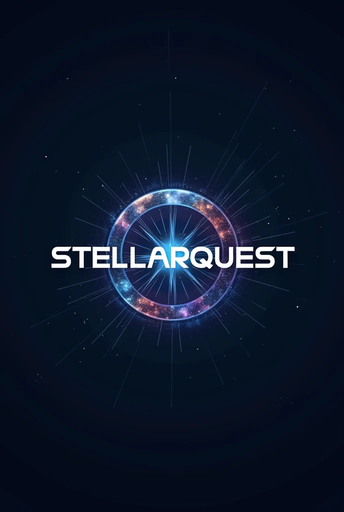  Create a logo with the name StellarQuest: Time and Space Travel 
