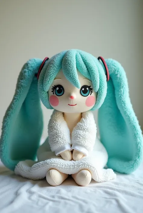 Make Hatsuni Miku out of a towel