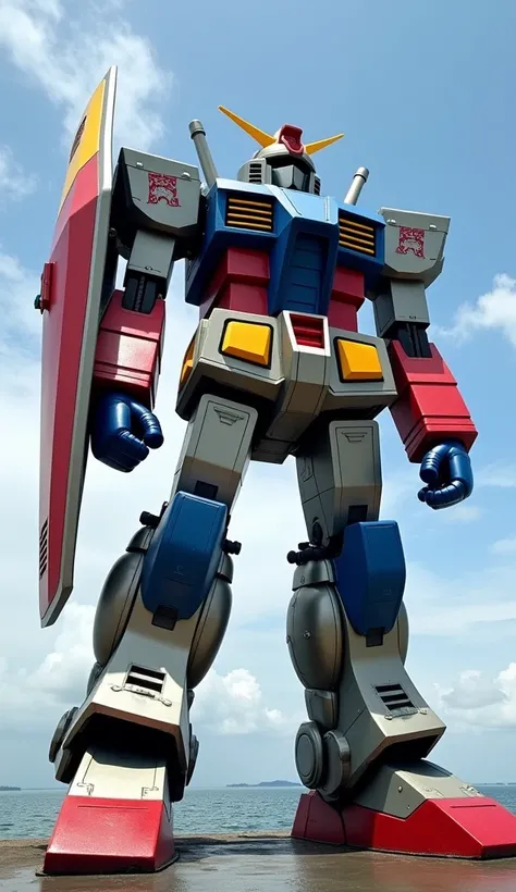 Leyte Robot - Liberation Colossus
A massive robot inspired by the MacArthur Landing in Leyte, with armor resembling battle gear and a powerful stance. It has helmet-like structures and large shield-shaped arms. The red, white, and blue glossy finish gives ...