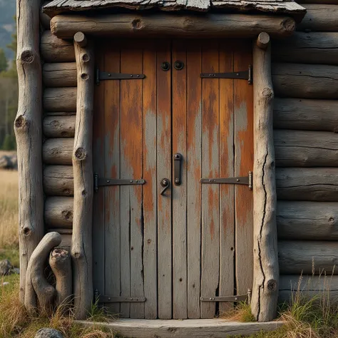 Old rustic stained wood
