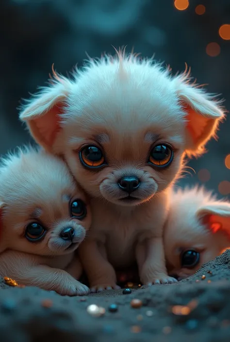 Alien
pups
Pekingese