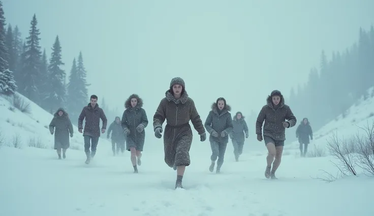 A group of nine young people camping in the frozen Ural mountains flee an invisible threat at night. They run barefoot and scantily clad. The snow is falling hard. Their faces are filled with fear, not knowing what is attacking them, leaving footprints in ...