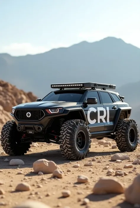 Simple all-terrain vehicle with the cri logo