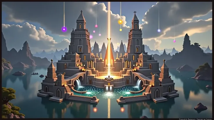  fictitious Náyara City ,  of water teachers  ( Avatar The Legend of Aang )  Seri culture of Mexico .
 Beautiful city and architecture, with pyramids .
celestial.