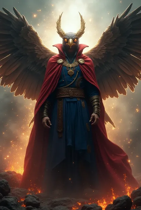 Doctor strange and eagle fusion hybrid mutant 