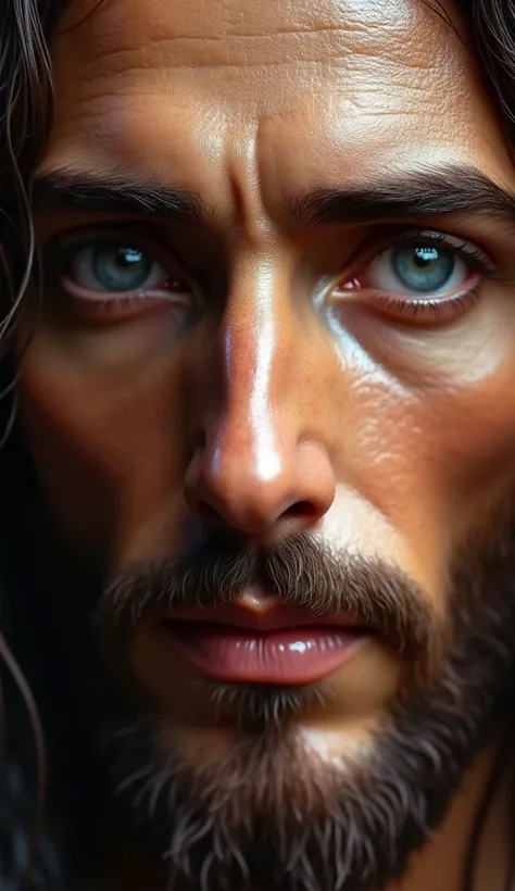 Jesus eye High quality image 8k 1:1.8