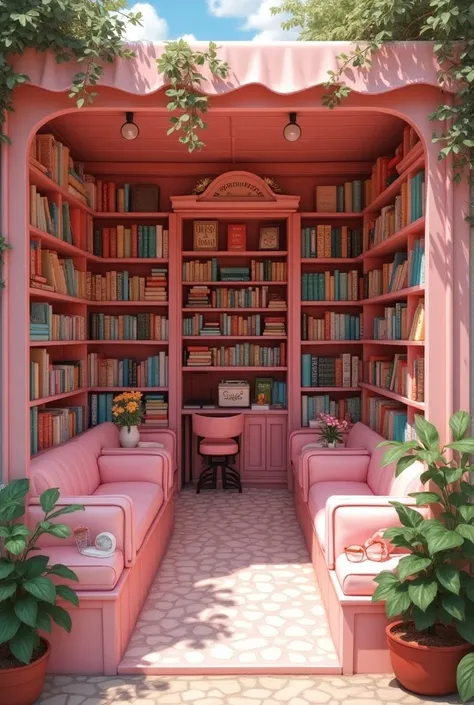 Pink book store