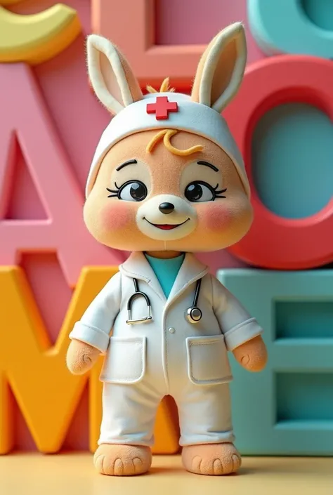  Draw a doctors doll and write in large, colored letters: César Augusto Welcome 